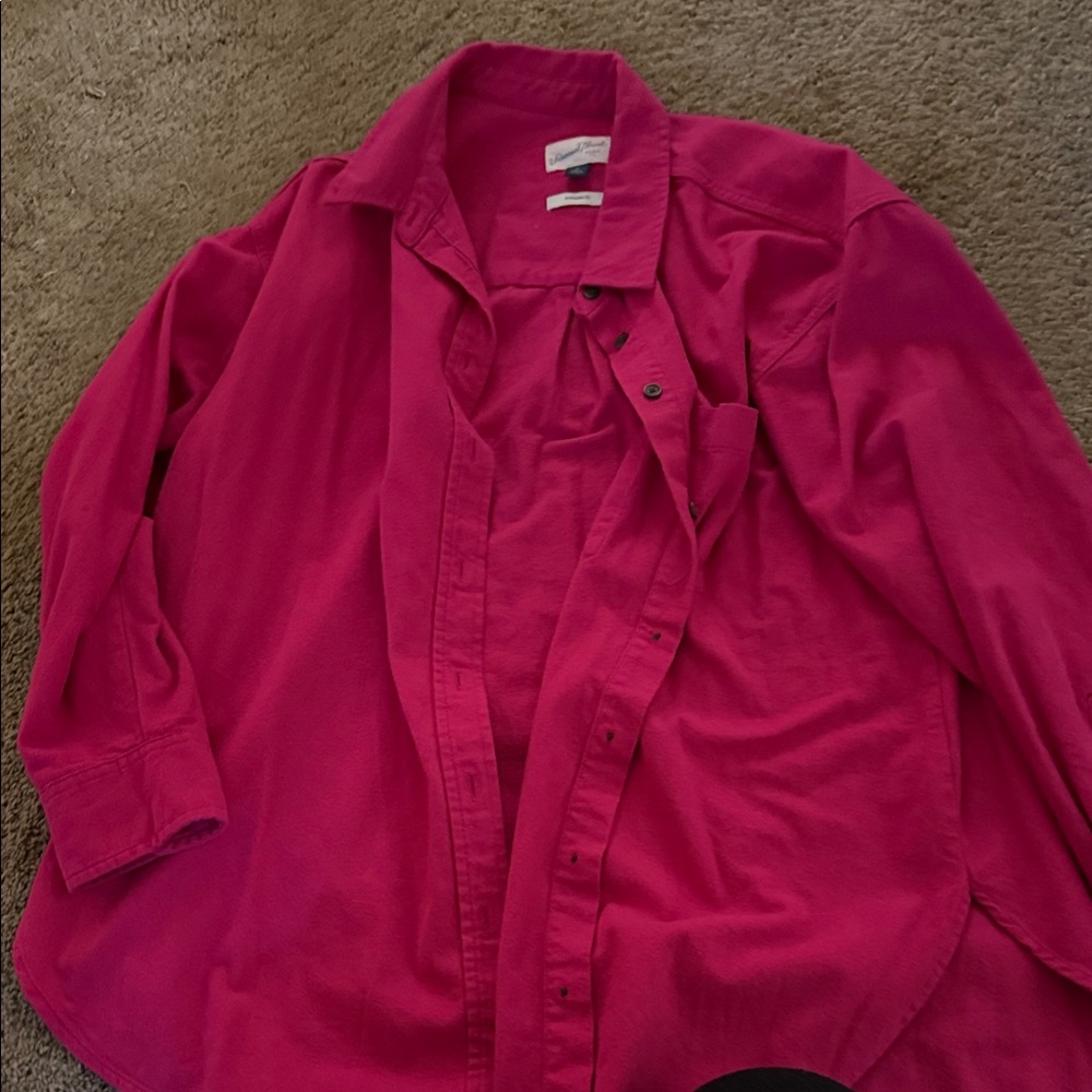 Universal Thread Bold Red Oversized Shirt